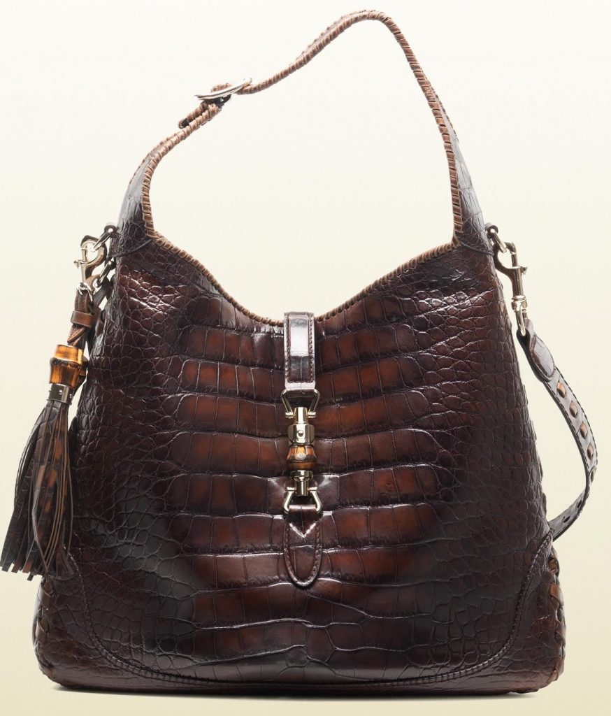 Модель Jackie Crocodile Shoulder Bag